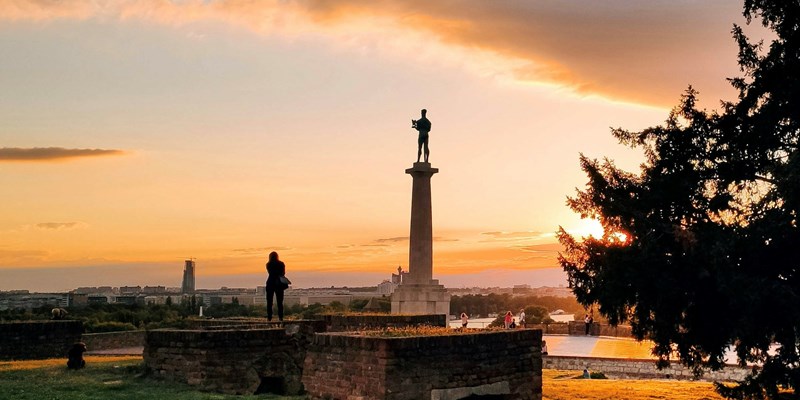 Kalemegdan sunset, Belgrade